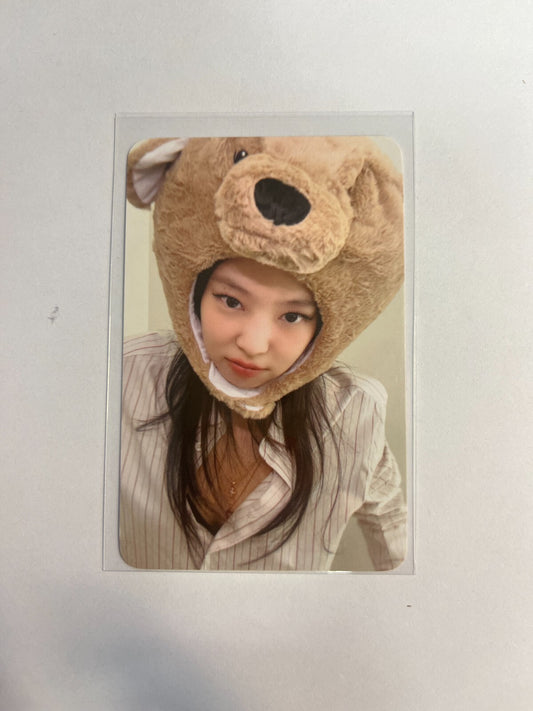 [BLACKPINK] JENNIE Album Ruby  Official Photocard (WITHMUU FANSIGN POB)