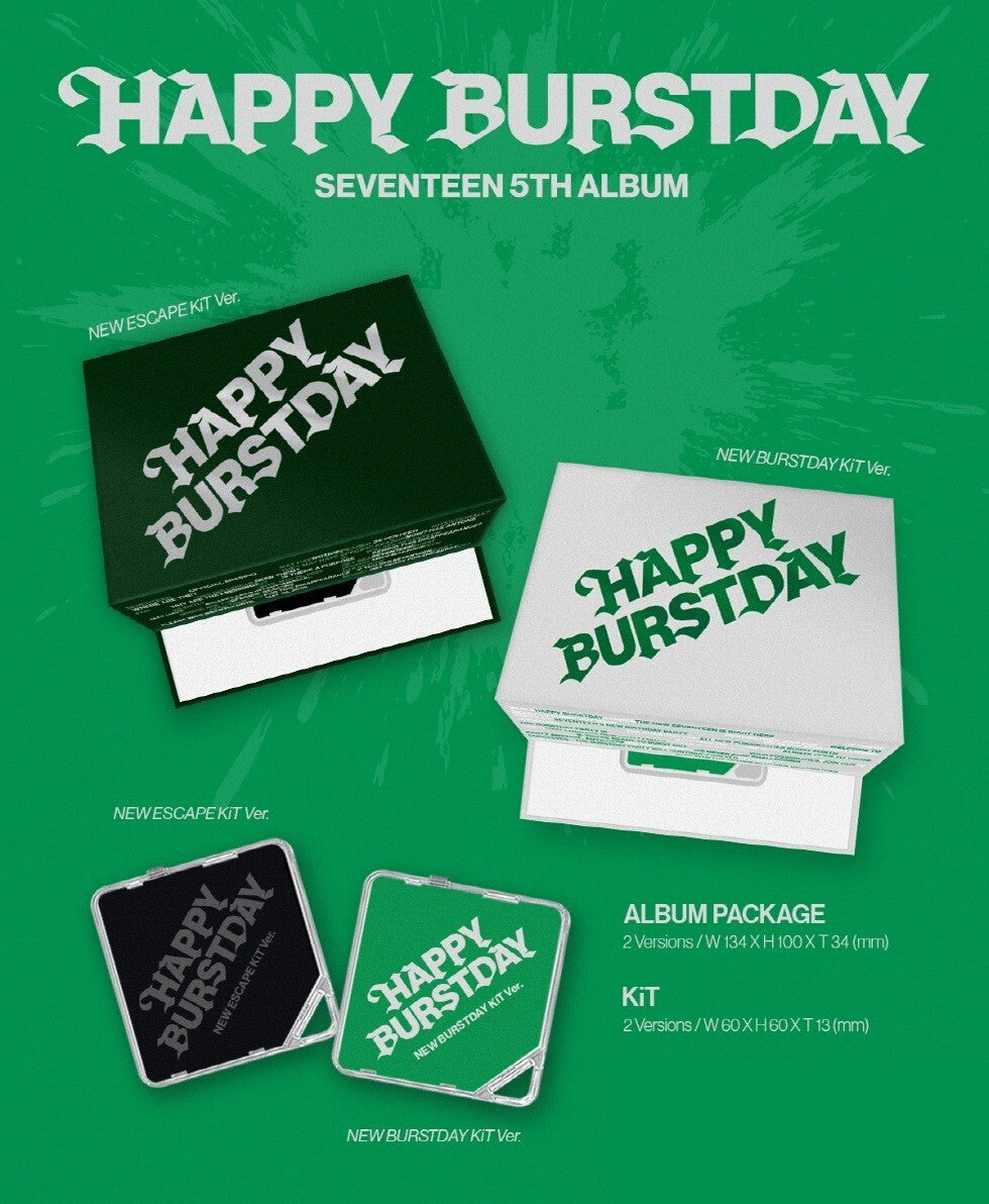 SEVENTEEN [HAPPY BURSTDAY] KiT Ver / 5th Album