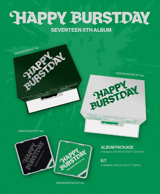 SEVENTEEN [HAPPY BURSTDAY] KiT Ver / 5th Album