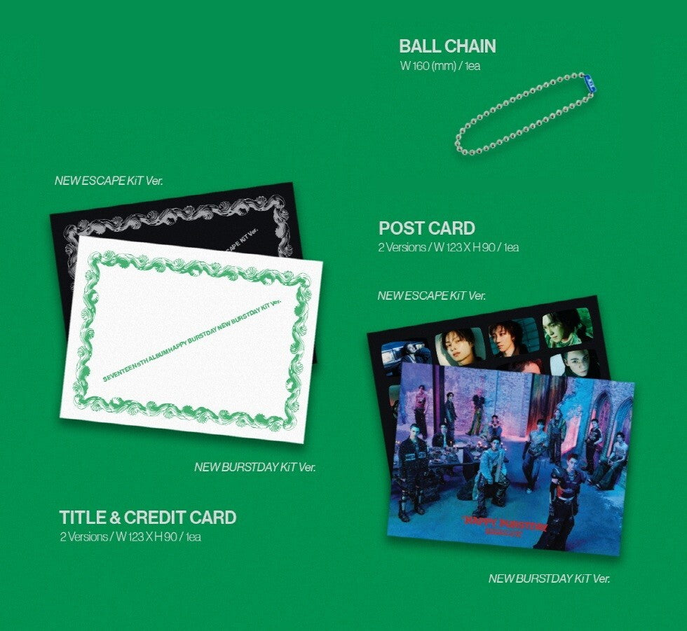 SEVENTEEN [HAPPY BURSTDAY] KiT Ver / 5th Album